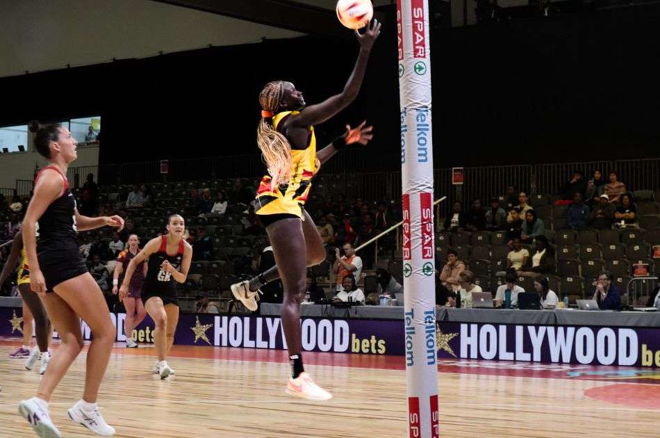 Mary Cholhok at the 2024 Netball World Cup