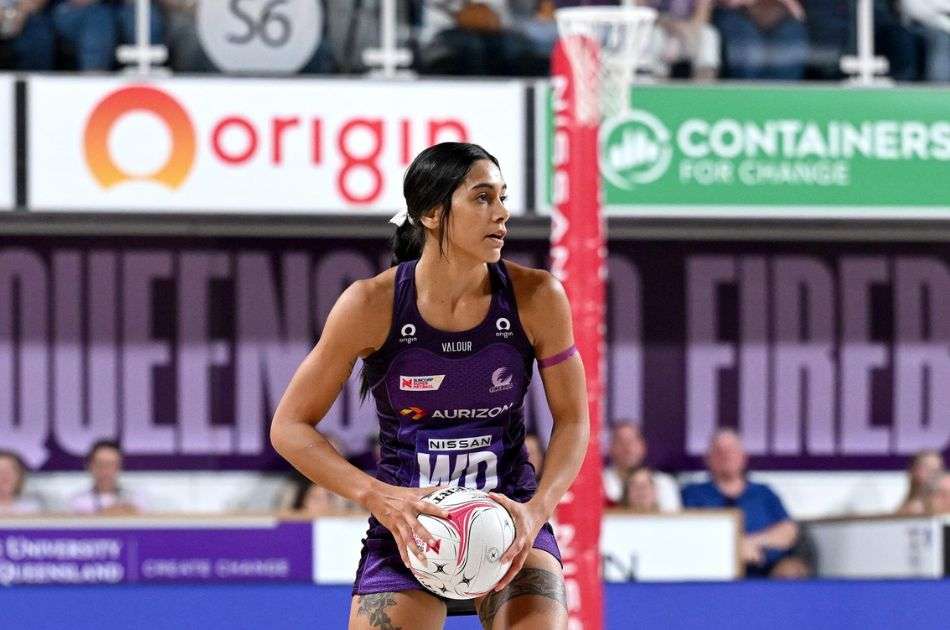 Hulita Veve of the Queensland Firebirds
