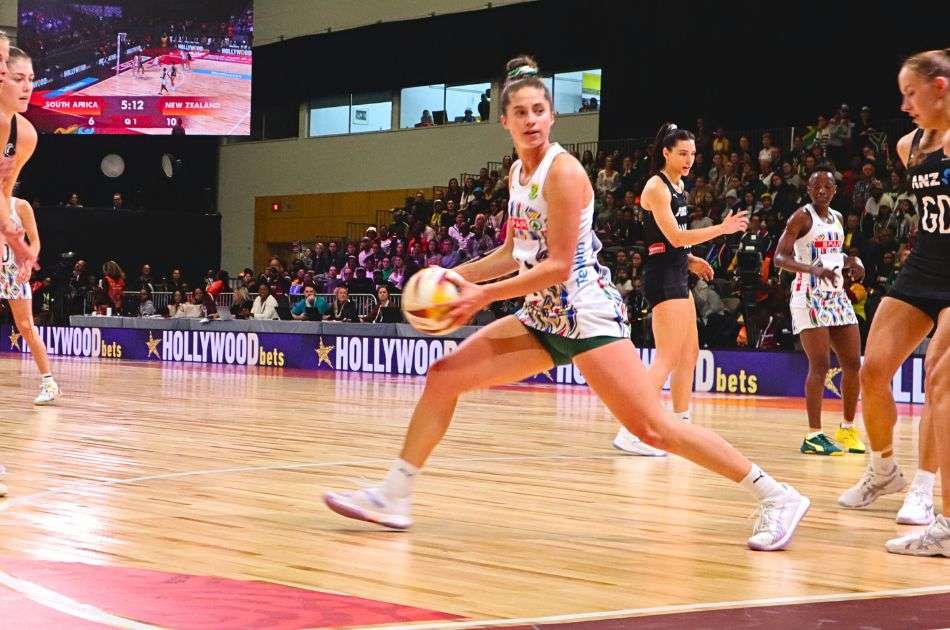 Nichole Breedt at the 2024 Netball World Cup