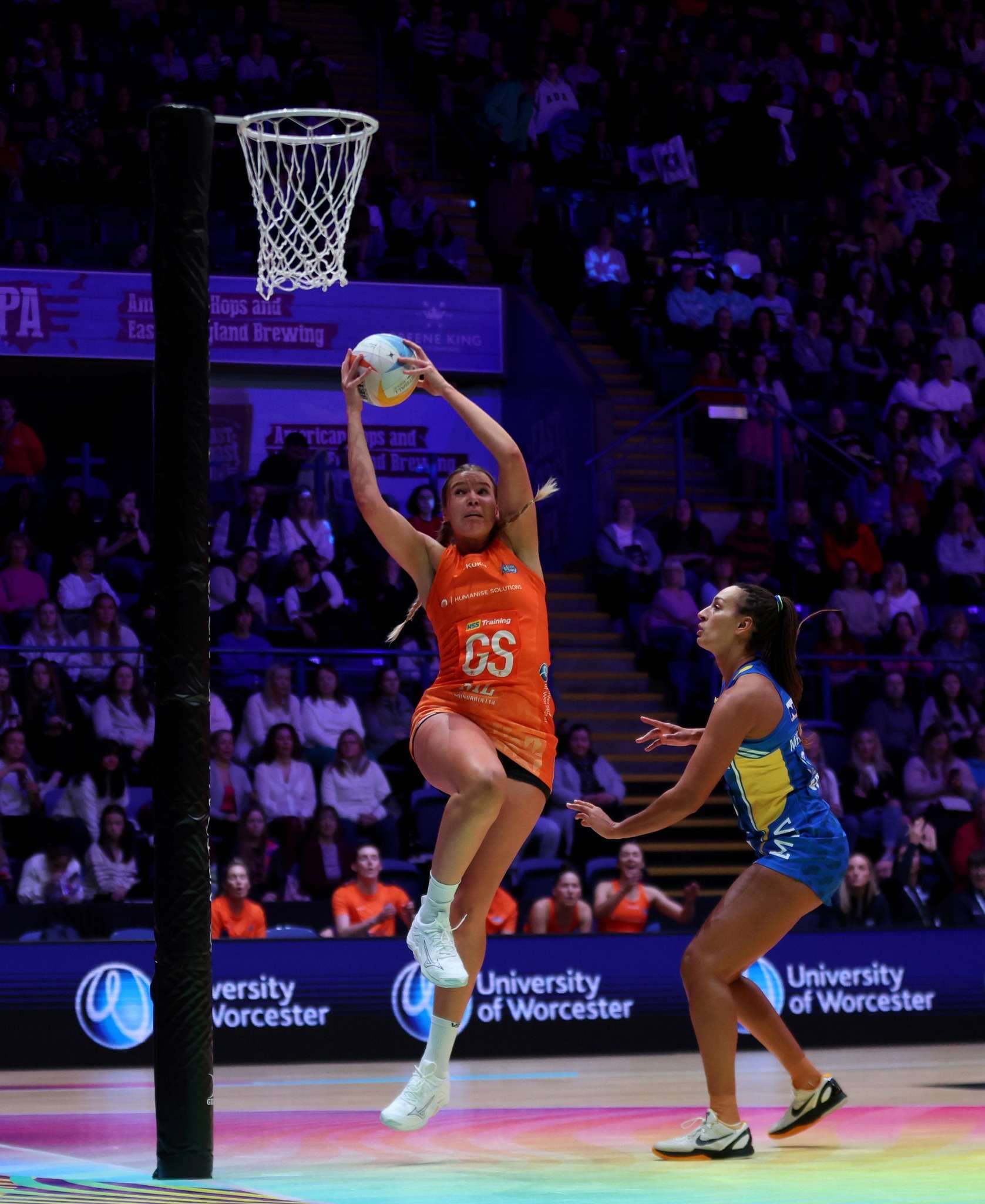 Sigi Burger of Severn Stars Netball